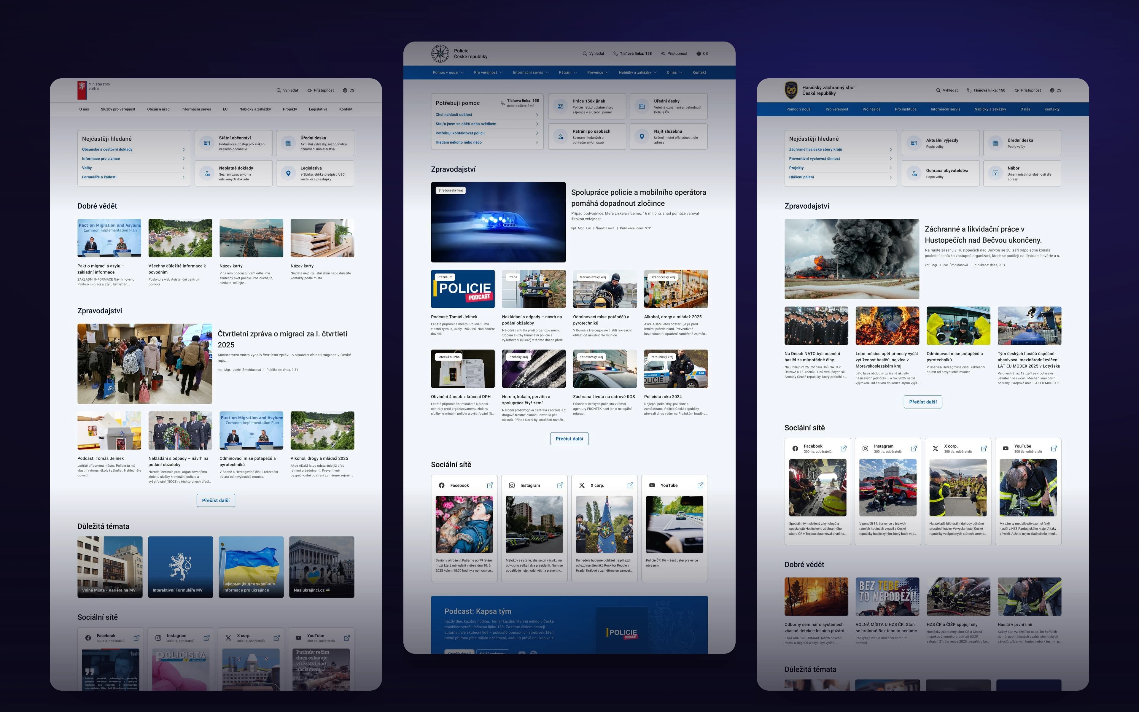 Ministry of Interior Web Portals