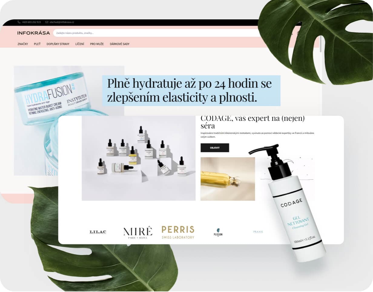 Infokrása Aesthetics E-commerce